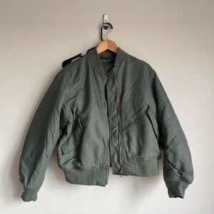 Uniqlo Green Bomber Jacket